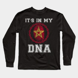 Morocco  It's In My DNA - Gift for Moroccan From Morocco Long Sleeve T-Shirt